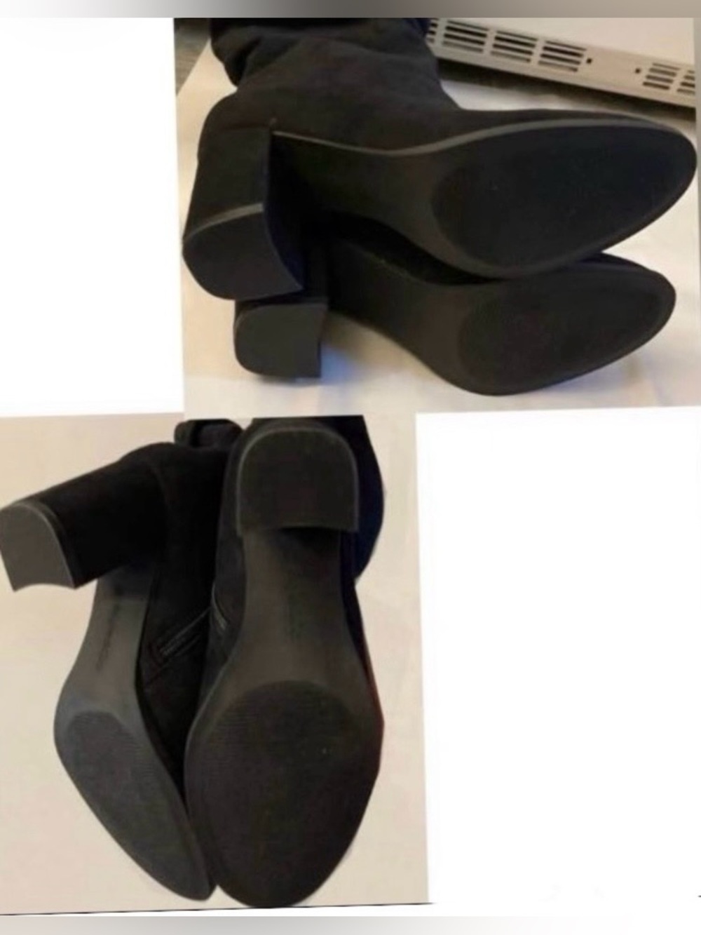 Style & Co. Black Microfiber Suede Boots - Picture 12 of 14